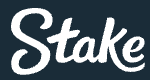 The logo for crypto betting site Stake