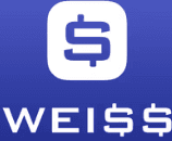 The logo of crypto betting site Weiss.bet.